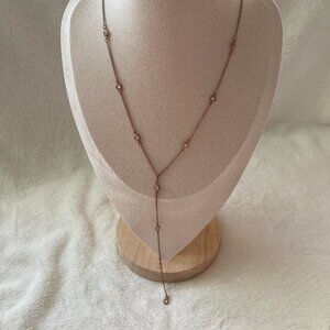 Rose gold necklace